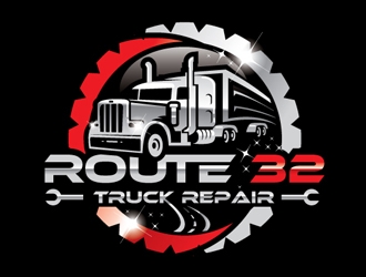 Route 32 Truck Repair  logo design by shere