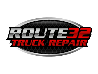Route 32 Truck Repair  logo design by labo