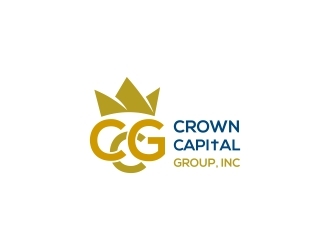 Crown Capital Group, INC logo design by dibyo