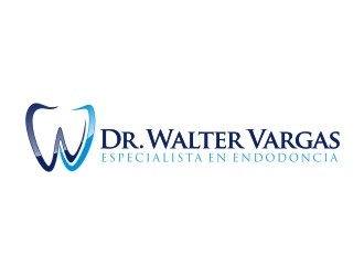 Dr Walter Vargas  Endodoncia or  Dr. Walter Vargas Especialista en Endodoncia logo design by aladi