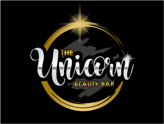 The Unicorn Beauty Bar logo design by Girly