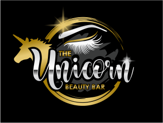 The Unicorn Beauty Bar logo design by Girly
