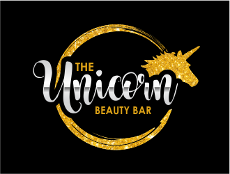 The Unicorn Beauty Bar logo design by Girly