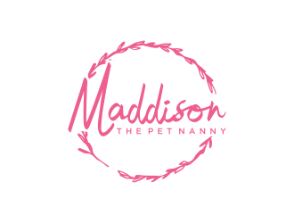 Maddison The Pet Nanny logo design by RIANW