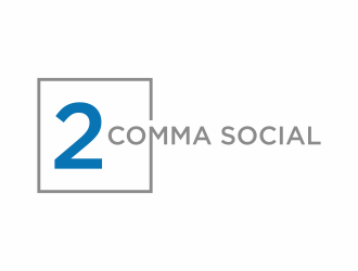 2 Comma Social logo design by savana