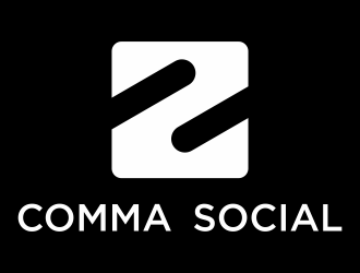 2 Comma Social logo design by savana