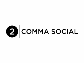 2 Comma Social logo design by savana