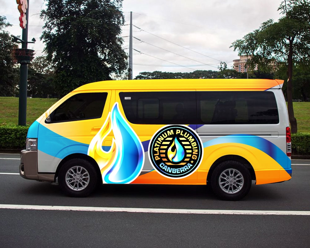 Platinum Plumbing Canberra logo design by Boomstudioz