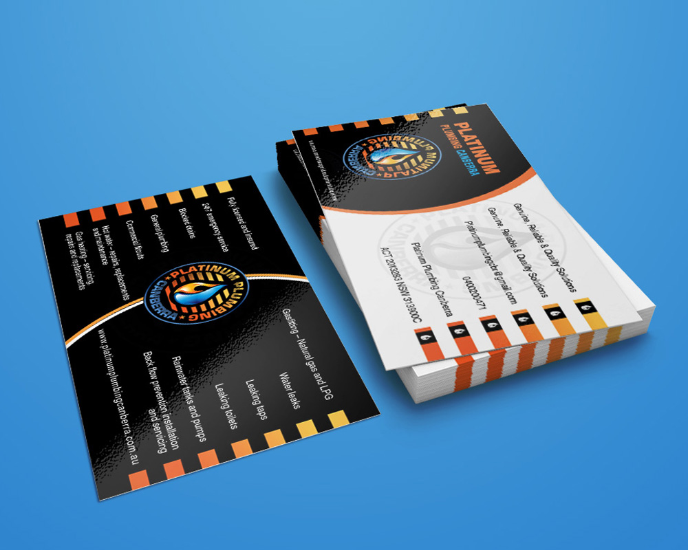 Platinum Plumbing Canberra logo design by Boomstudioz