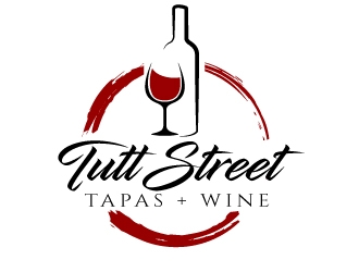 tutt street tapas & wine logo design by jaize