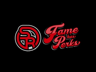 SR Fame Has Perks logo design by MarkindDesign
