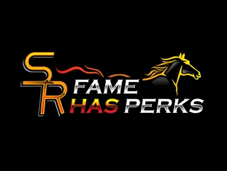 SR Fame Has Perks logo design by MAXR