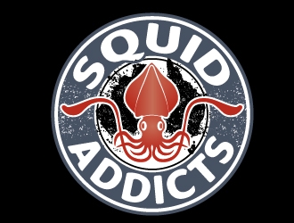 Squid Addicts logo design by josephope