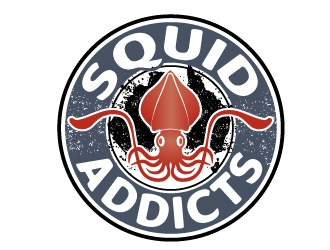 Squid Addicts logo design by josephope