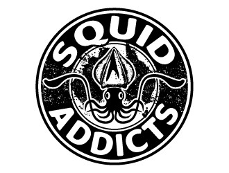 Squid Addicts logo design by josephope