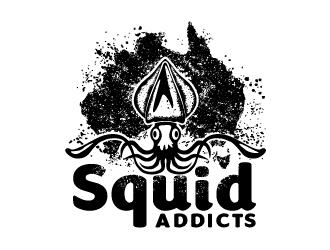 Squid Addicts logo design by josephope
