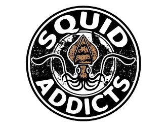 Squid Addicts logo design by josephope