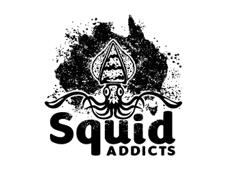 Squid Addicts logo design by josephope