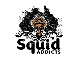 Squid Addicts logo design by josephope