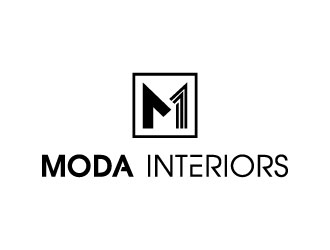 Moda Interiors logo design by pixalrahul