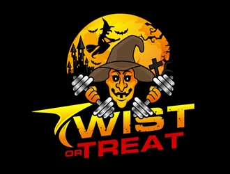 Twist or Treat (logo name) Twisted Cycle (Company Name)  logo design by DreamLogoDesign