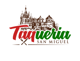 Taqueria San Miguel  logo design by BeDesign