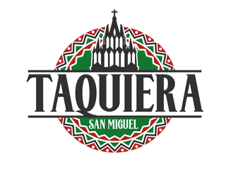 Taqueria San Miguel  logo design by megalogos
