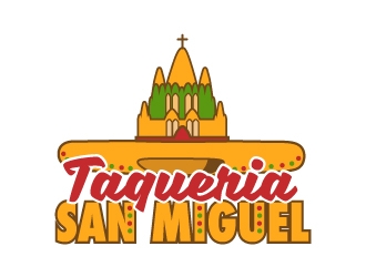Taqueria San Miguel  logo design by Phillipwhited