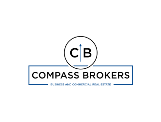 Compass Brokers, Business and Commercial Real Estate logo design by asyqh