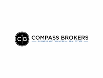 Compass Brokers, Business and Commercial Real Estate logo design by ammad