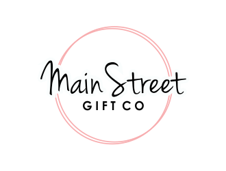 Little Gift Shop on Main  Or Main Street Gift Co logo design by Girly