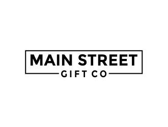 Little Gift Shop on Main  Or Main Street Gift Co logo design by Girly