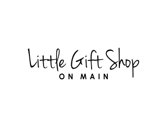 Little Gift Shop on Main  Or Main Street Gift Co logo design by Girly