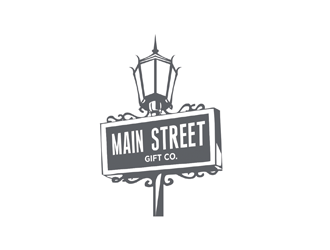Little Gift Shop on Main  Or Main Street Gift Co logo design by logolady