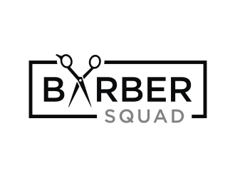 Barber Squad logo design by Shina