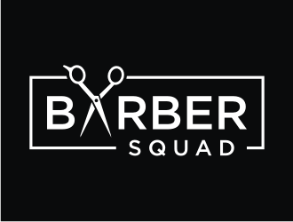 Barber Squad logo design by Shina