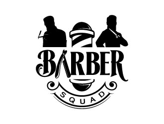 Barber Squad logo design by daywalker
