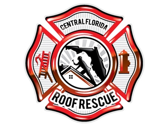 Central Florida Roof Rescue logo design by shere