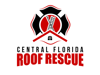 Central Florida Roof Rescue logo design by BeDesign