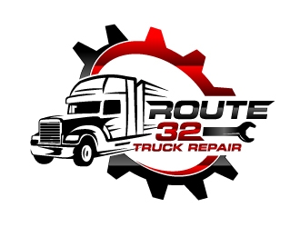 Route 32 Truck Repair  logo design by Boomstudioz
