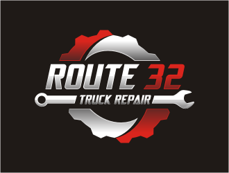 Route 32 Truck Repair  logo design by bunda_shaquilla