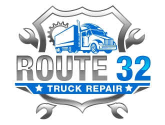 Route 32 Truck Repair  logo design by PMG