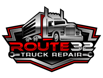 Route 32 Truck Repair  logo design by THOR_