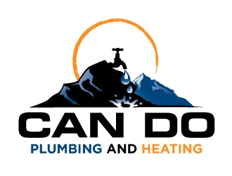 Can Do Plumbing and Heating logo design by Boomstudioz