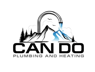 Can Do Plumbing and Heating logo design by DreamLogoDesign