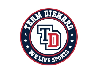 Team Diehard logo design by MarkindDesign