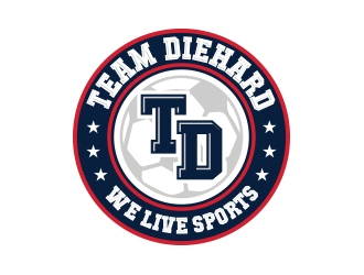 Team Diehard logo design by MarkindDesign