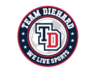 Team Diehard logo design by MarkindDesign