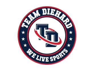 Team Diehard logo design by MarkindDesign