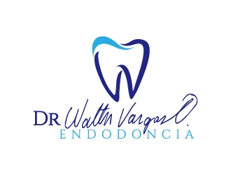 Dr Walter Vargas  Endodoncia or  Dr. Walter Vargas Especialista en Endodoncia logo design by jaize